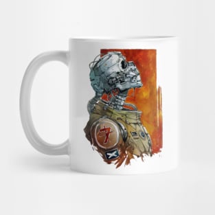 astronaut skull Mug